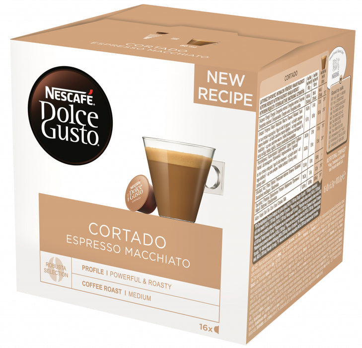 Coffee capsules NESCAFE Dolce Gusto Cortado Espresso Macchiato 16 drinks