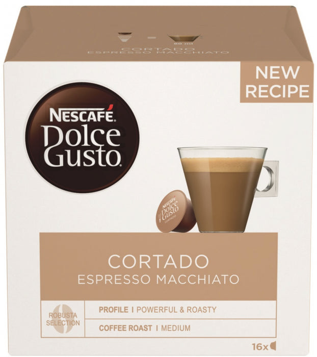 Coffee capsules NESCAFE Dolce Gusto Cortado Espresso Macchiato 16 drinks