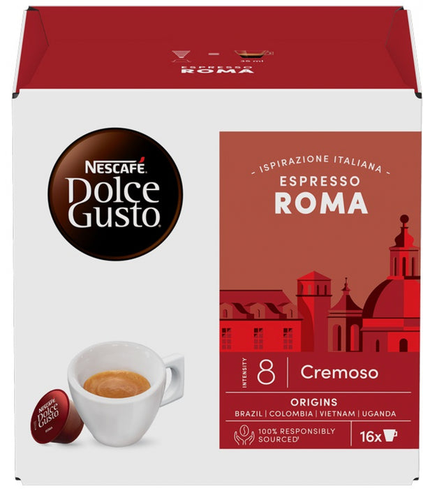 Coffee capsules NESCAFE Dolce Gusto Roma 16 drinks