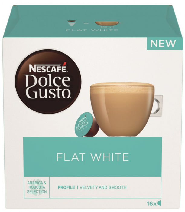 Coffee capsules NESCAFE Dolce Gusto Flat White 16 drinks