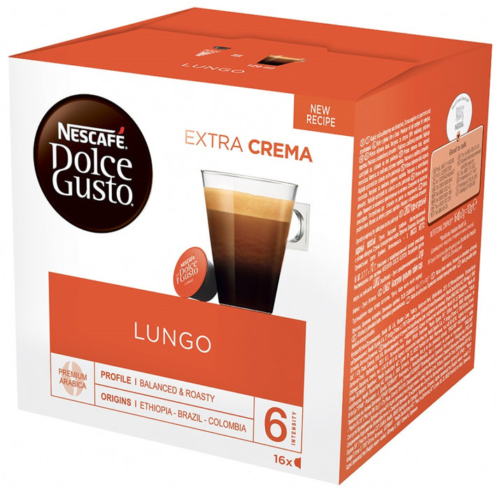 Coffee capsules NESCAFE Dolce Gusto Lungo 16 drinks