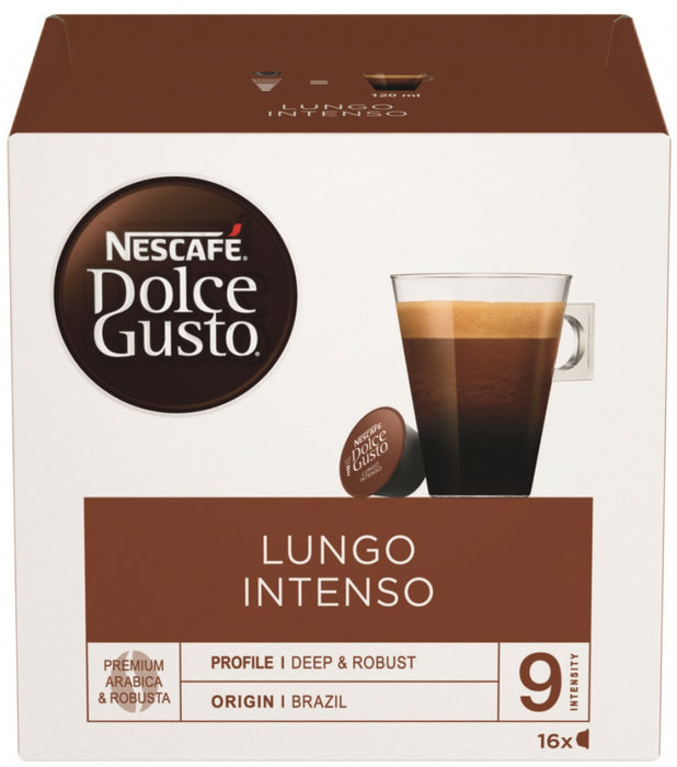 Coffee capsules NESCAFE Dolce Gusto Lungo Intenso 16 drinks