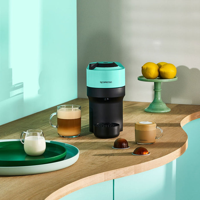 Coffee machine with capsules NESPRESSO VERTUO POP Mch Aqua Mint
