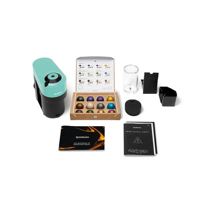 Coffee machine with capsules NESPRESSO VERTUO POP Mch Aqua Mint
