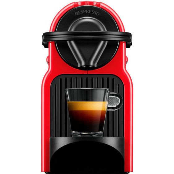 Coffee machine with Nespresso capsules - Inissia Red C40-EURENE5-S