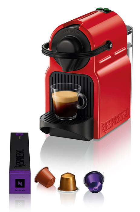 Coffee machine with Nespresso capsules - Inissia Red C40-EURENE5-S
