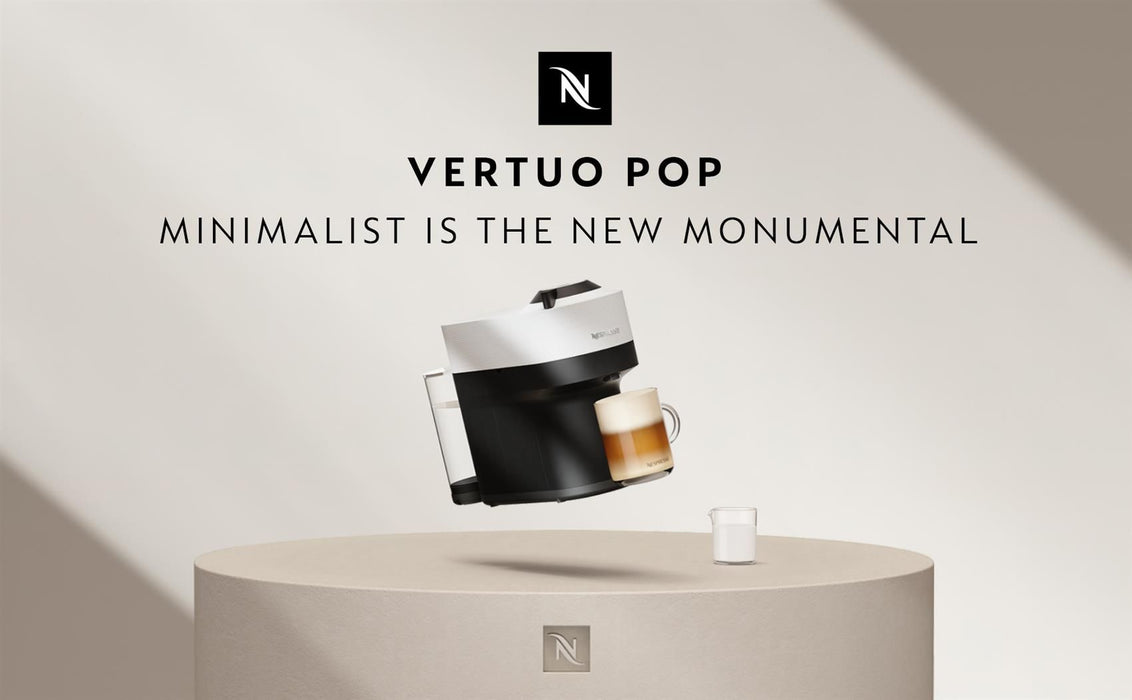 Capsule coffee machine NESPRESSO VERTUO POP Mch White