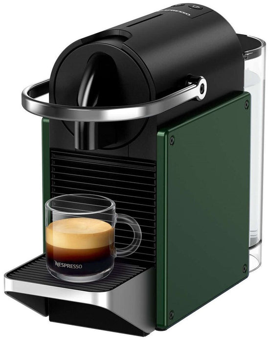 Coffee machine with capsules NESPRESSO Pixie Dark Green