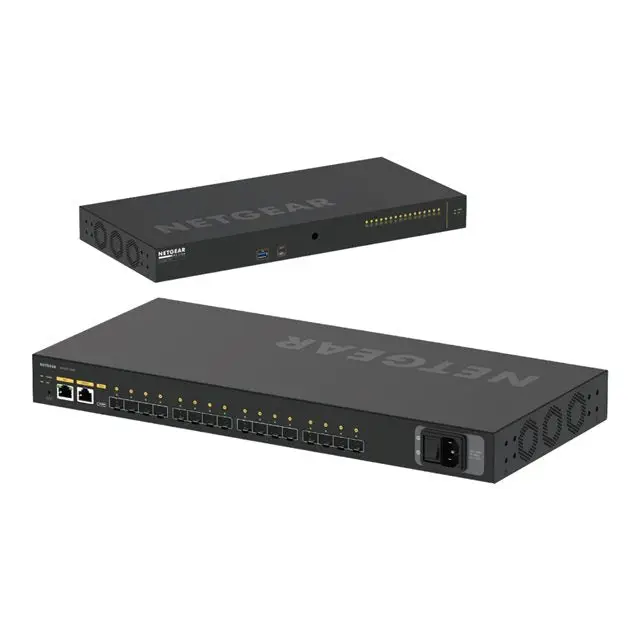 NETGEAR AV Line M4250-16XF 16x1G/10G Fiber SFP+ Managed Switch - Switch - CLI Managed<<<Мрежи<<<Мрежи и умен