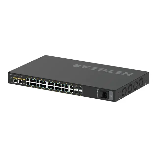 NETGEAR AV Line M4250-26G4F-PoE+ 24x1G PoE+ 300W 2x1G and 4xSFP Managed Switch - Switch - CLI Managed<<<Мрежи<<<Мрежи и