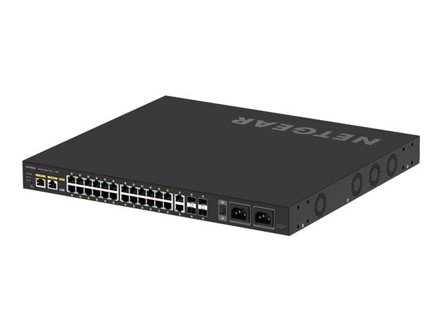 NETGEAR AV Line M4250-26G4F-PoE++ 24x1G Ultra90 PoE++ 802.3bt 1440W 2x1G and 4xSFP Managed Switch