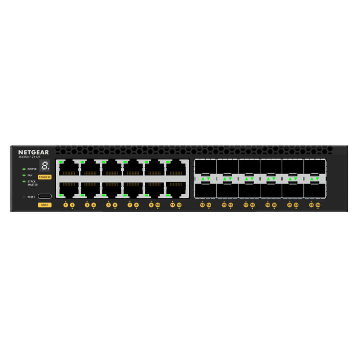 NETGEAR 24PT M4350-12X12F Managed Switch