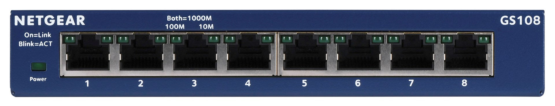 NETGEAR Gigabit Switch 8xRJ45 10/100/1000 8port Lifetime Warranty EN
