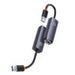 Network adapter Baseus Lite Series USB to RJ45 1000Mbps (grey) - Adapters connectors and converters<<<IT