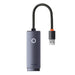 Network adapter Baseus Lite Series USB to RJ45 1000Mbps (grey) - Adapters connectors and converters<<<IT