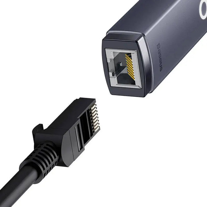 Network adapter Baseus Lite Series USB to RJ45 1000Mbps (grey) - Adapters connectors and converters<<<IT