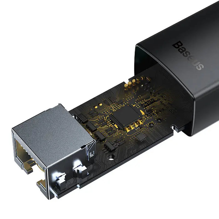 Network adapter Baseus Lite Series USB to RJ45 (black) - Adapters connectors and converters<<<IT Accessories<<<InnproXML
