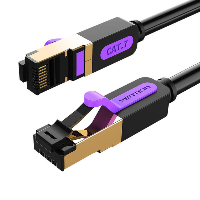 Network Cable CAT7 SFTP Vention ICDBI RJ45 Ethernet 10Gbps 3m Black - Network cables<<<Cables<<<IT