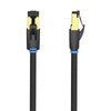 Network Cable CAT8 SFTP Vention IKABK RJ45 Ethernet 40Gbps 8m Black - Network cables<<<Cables<<<IT