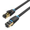 Network Cable CAT8 SFTP Vention IKABK RJ45 Ethernet 40Gbps 8m Black - Network cables<<<Cables<<<IT