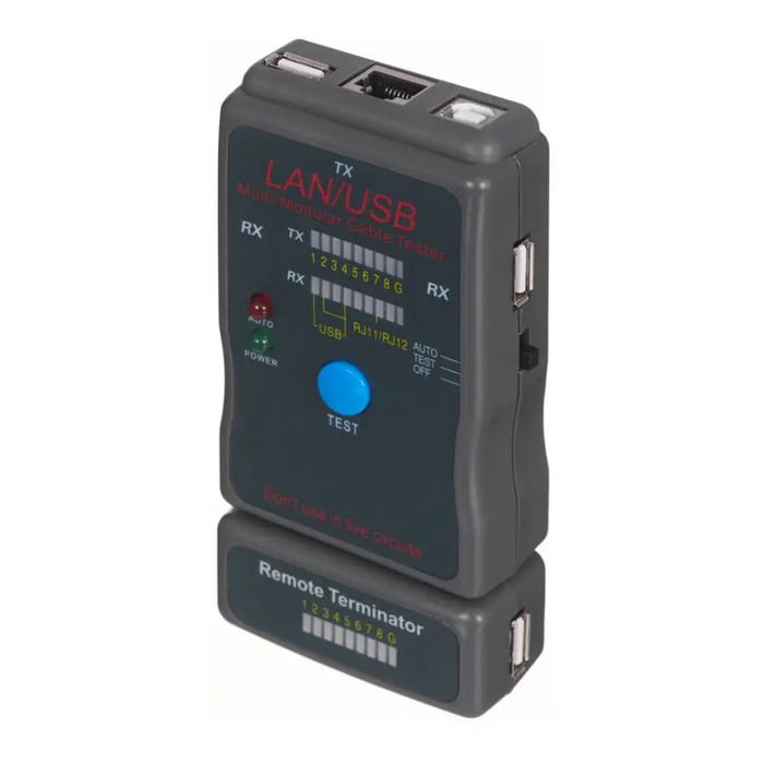 Network Cable Tester GEMBIRD NCT-2 Black - TestersNRZ-TES<<<ToolsNRZ<<<ActionPL&&&Компютър Кабели и