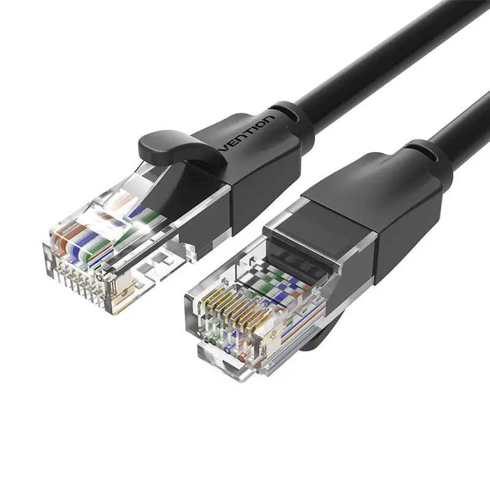 Network Cable UTP CAT6 Vention IBEBK RJ45 Ethernet 1000Mbps 8m (black) - Network cables<<<Cables<<<IT
