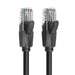 Network Cable UTP CAT6 Vention IBEBK RJ45 Ethernet 1000Mbps 8m (black) - Network cables<<<Cables<<<IT
