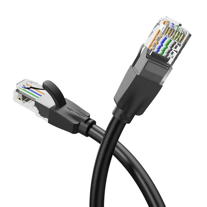 Network Cable UTP CAT6 Vention IBEBK RJ45 Ethernet 1000Mbps 8m (black) - Network cables<<<Cables<<<IT