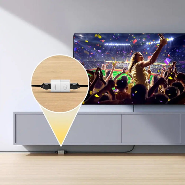 Network coupler Ethernet RJ-45 cable connector Baseus AirJoy Series 10 pcs - white - Network adapters<<<HurtelXML