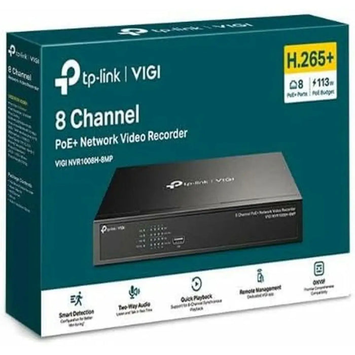 Network Video Recorder TP-Link VIGI NVR1008H-8MP - Сигурност Удома<<<Дом Градина<<<BigBuy&&&Видеокамери за