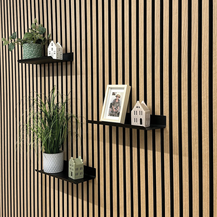 SHELF 31X6.2 CM NEUHOFER FOR ACOUSTIC PANEL