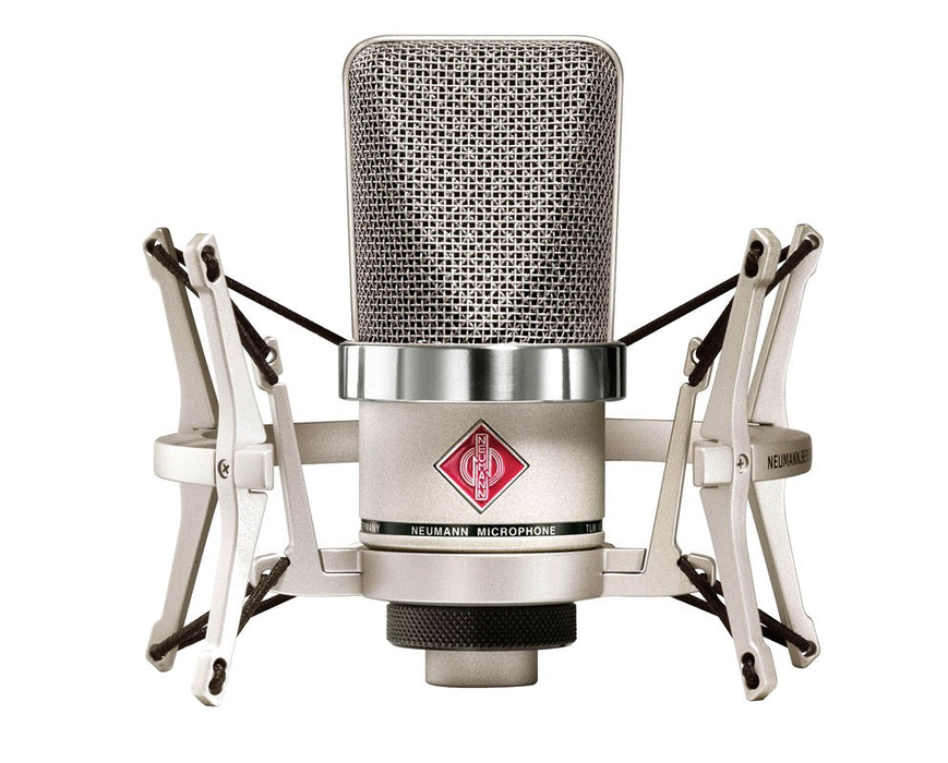 Neumann TLM 102 NI Studio-Set - large-diaphragm condenser microphone with shock mount, nickel