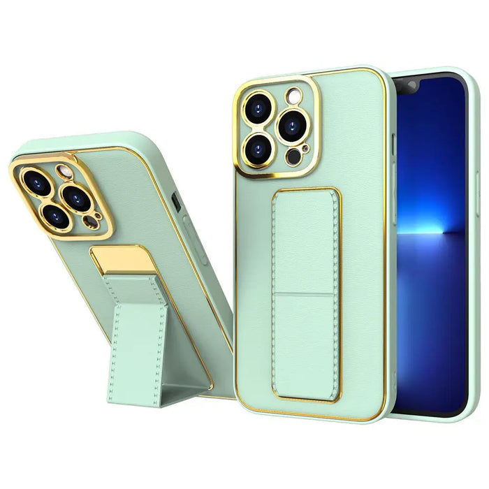 New Kickstand Case for iPhone 13 with stand green - Cell phone cases and covers<<<HurtelXML