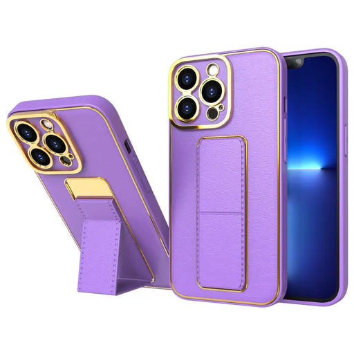 New Kickstand Case case for iPhone 13 with stand purple - Cell phone cases and covers<<<HurtelXML