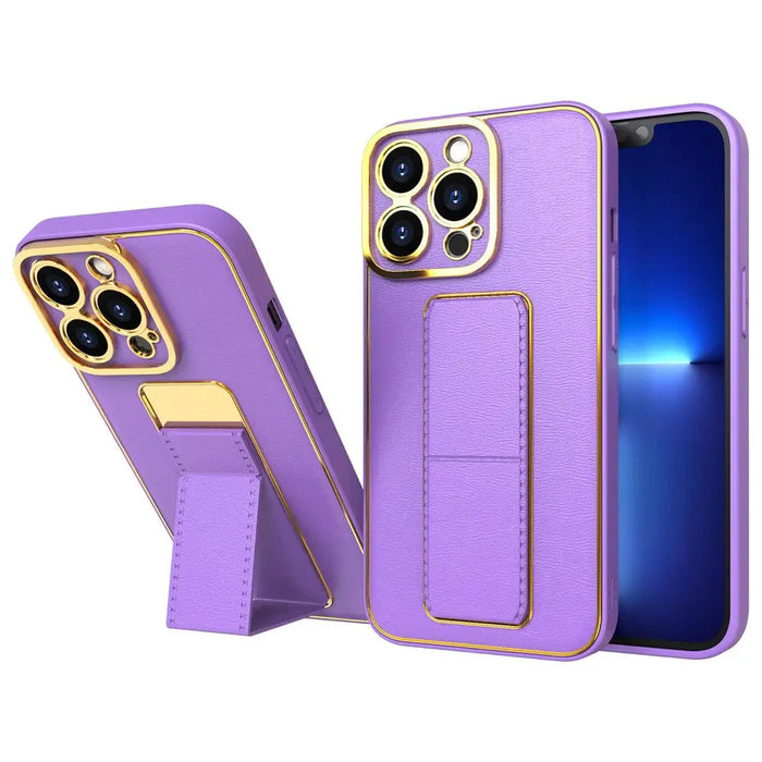 New Kickstand Case for Samsung Galaxy A13 with stand purple - Cell phone cases and covers<<<HurtelXML