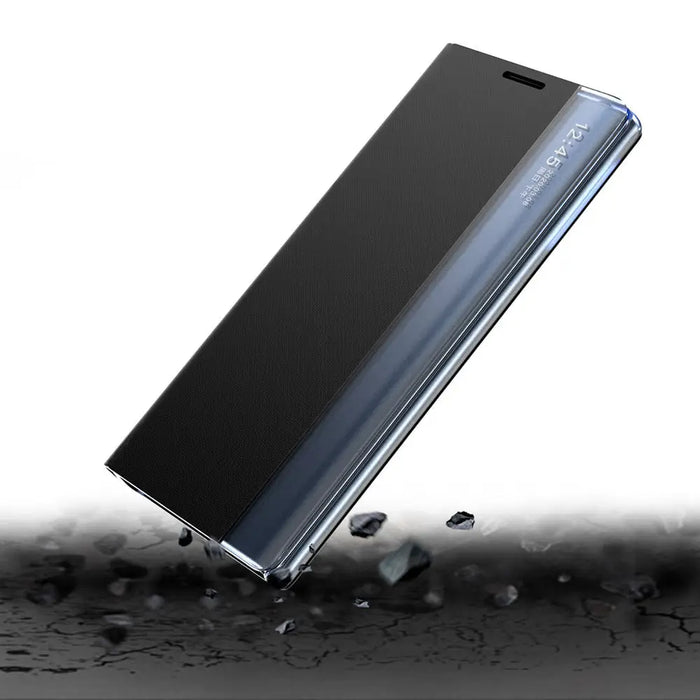 New Sleep Case for Samsung Galaxy A14 cover with flip stand blue - Cell phone cases and covers<<<HurtelXML