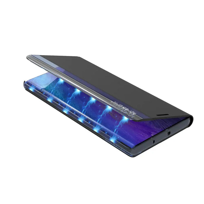 New Sleep Case for Samsung Galaxy A24 4G cover with flip stand blue - Cell phone cases and covers<<<HurtelXML