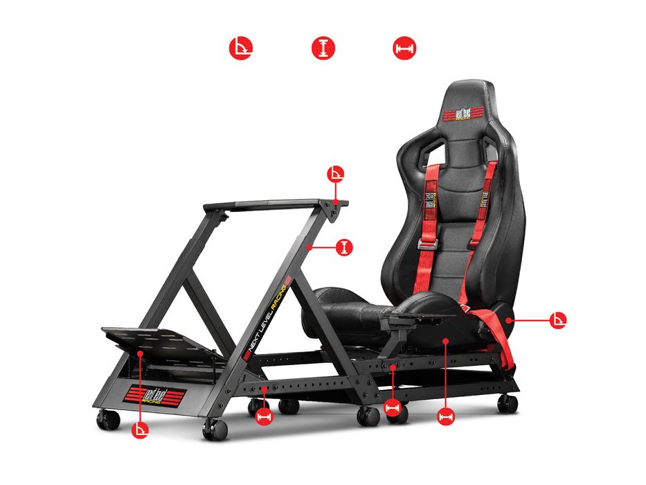 Next Level Racing Cockpit Racing Simulator GT Track Gaming Chair
