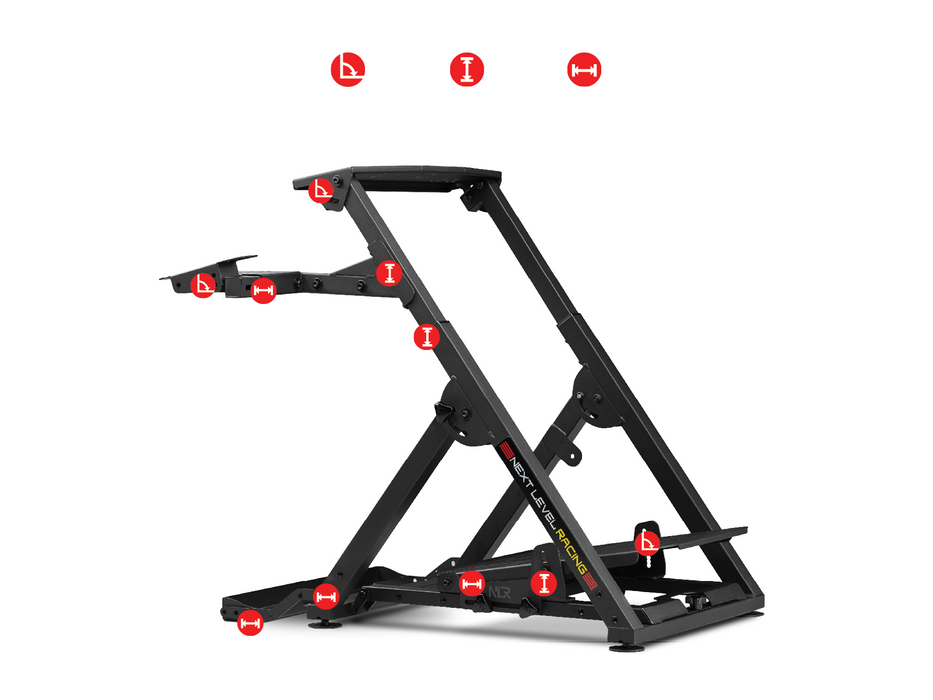 Stand for steering wheel and pedals Next Level Racing Stand 2.0