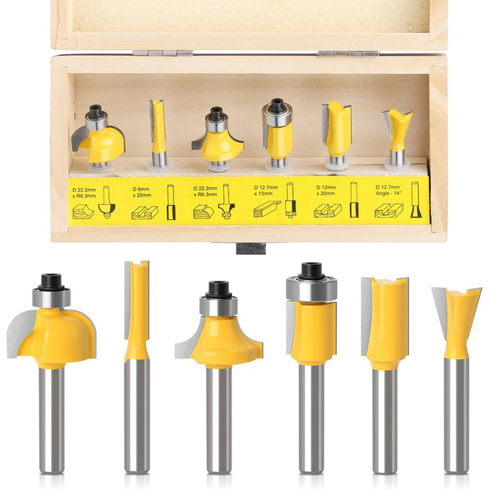 6-PIECE NEXTOOL Drax-B6 MILLING CUTTER SET