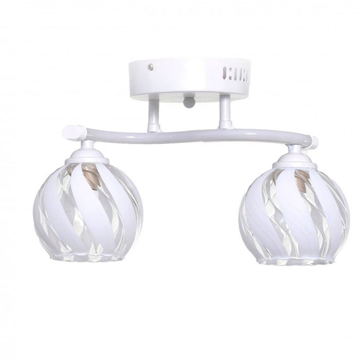 CHANDELIER 2XE27 30W + LED WHITE NG TILDE