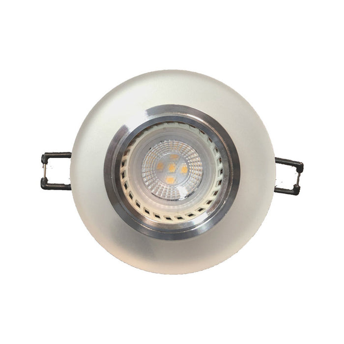 MOON GLASS CIRCLE MAT WHITE NG