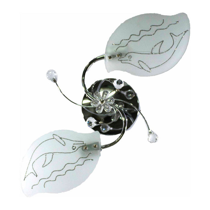 CHANDELIER 2XE27 NG DELFIN