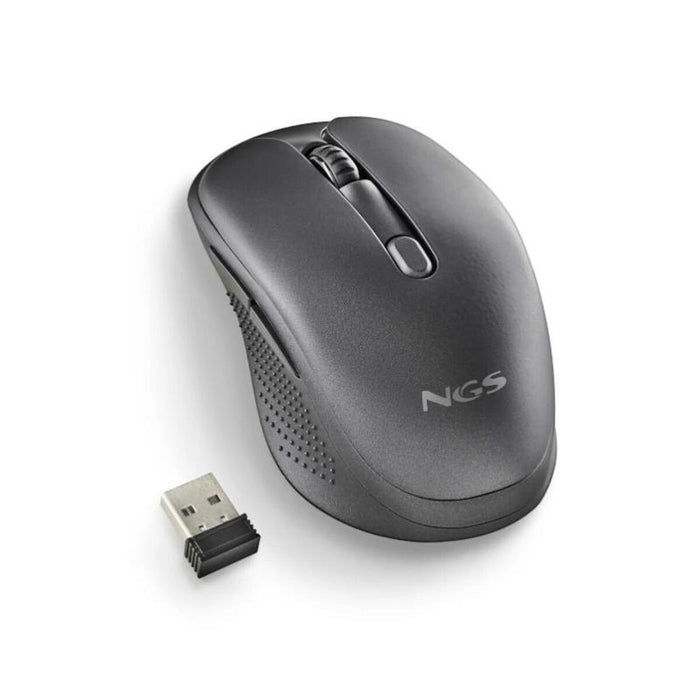 Wireless Mouse NGS EVO RUST Black 1600 dpi