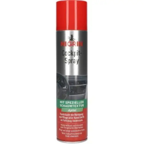 NIGRIN COCKPIT SPRAY APPLE 400ML Спрей за табло Ябълка - АВТОКОЗМЕТИКА<<<MaxCar