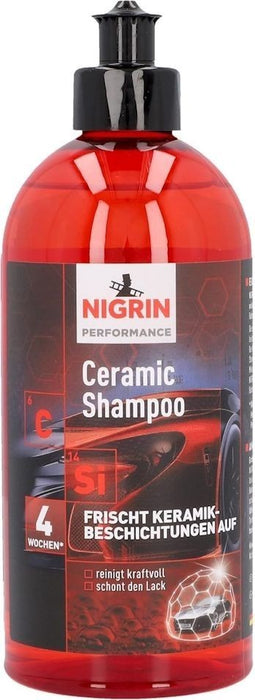 NIGRIN PERFORMANCE CERAMIC CAR WASH SHAMPOO INTENSIVE DIRT 500ML Керамичен шампоан