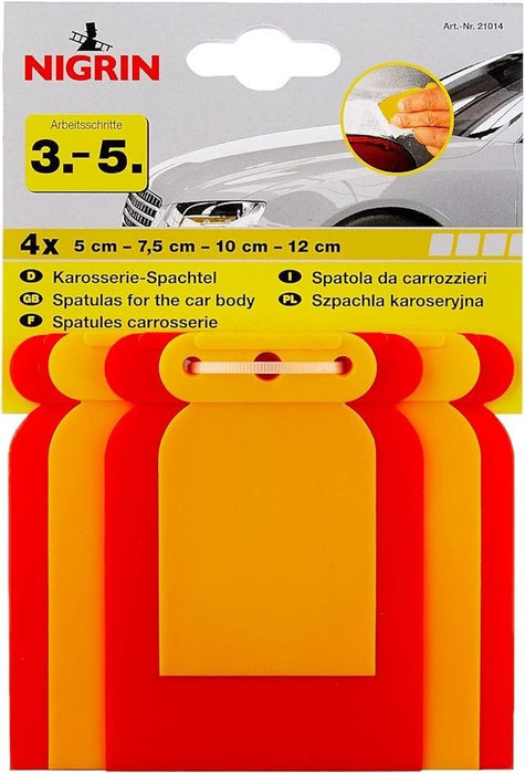 NIGRIN BODY SPATULA SET OF 4 Пластмасови шпатули