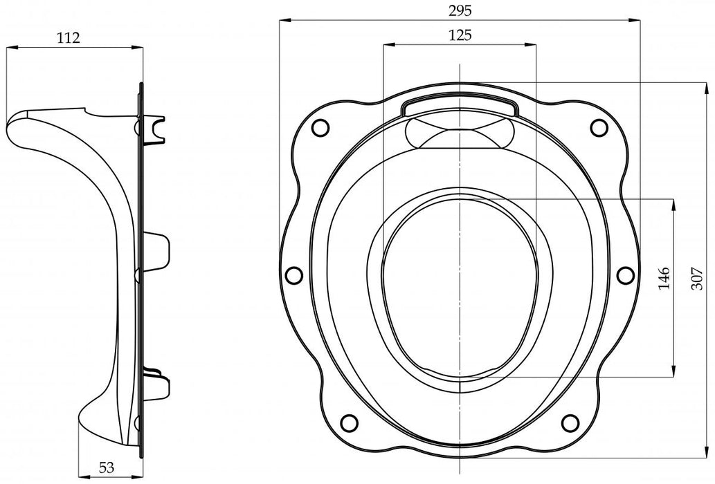 CHILDREN'S TOILET SEAT ADAPTER WHITE