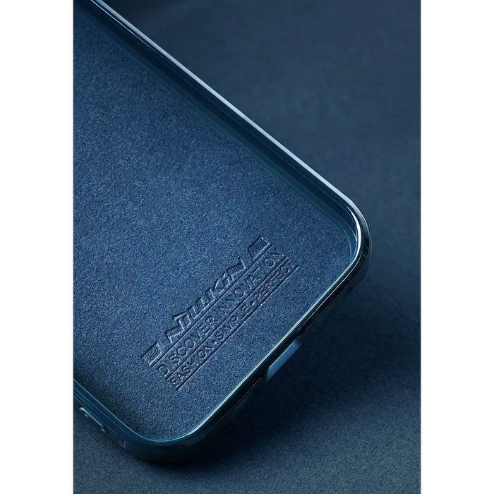 Nillkin Aoge Leather Case Flexible Armored Genuine Leather Case with Pocket for iPhone 12 Mini Black - Cell phone cases