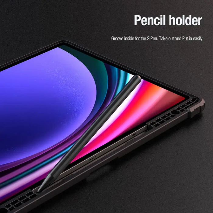 Nillkin Bumper Leather Case Pro case for Samsung Galaxy Tab S9 Ultra - black - Cell phone cases and covers<<<HurtelXML